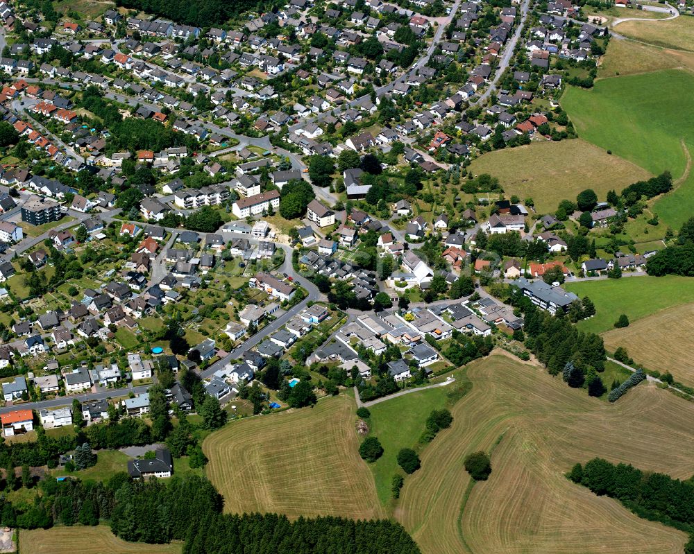 Luftbild Kierspe - Ortsansicht in Kierspe im Bundesland Nordrhein-Westfalen, Deutschland