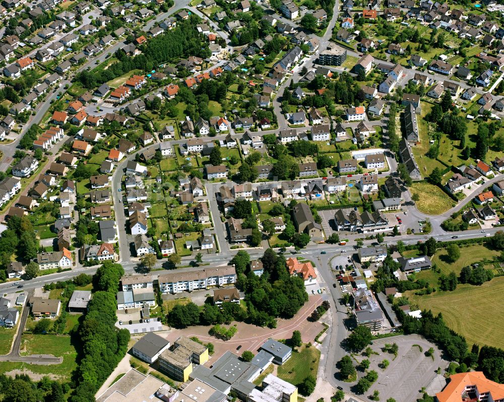 Kierspe aus der Vogelperspektive: Ortsansicht in Kierspe im Bundesland Nordrhein-Westfalen, Deutschland