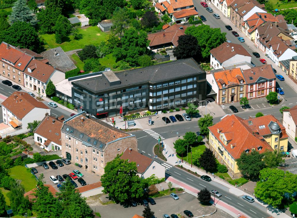 Luftaufnahme Kirchheimbolanden - Ortsansicht in Kirchheimbolanden im Bundesland Rheinland-Pfalz, Deutschland