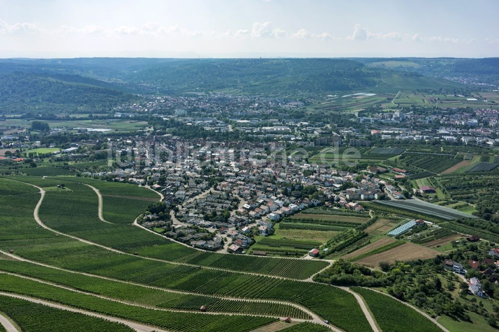 Luftaufnahme Kleinheppach - Ortsansicht in Kleinheppach im Bundesland Baden-Württemberg