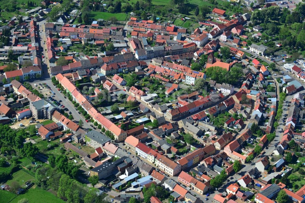 Luftbild Kremmen - Ortsansicht der Kleinstadt Kremmen im Bundesland Brandenburg