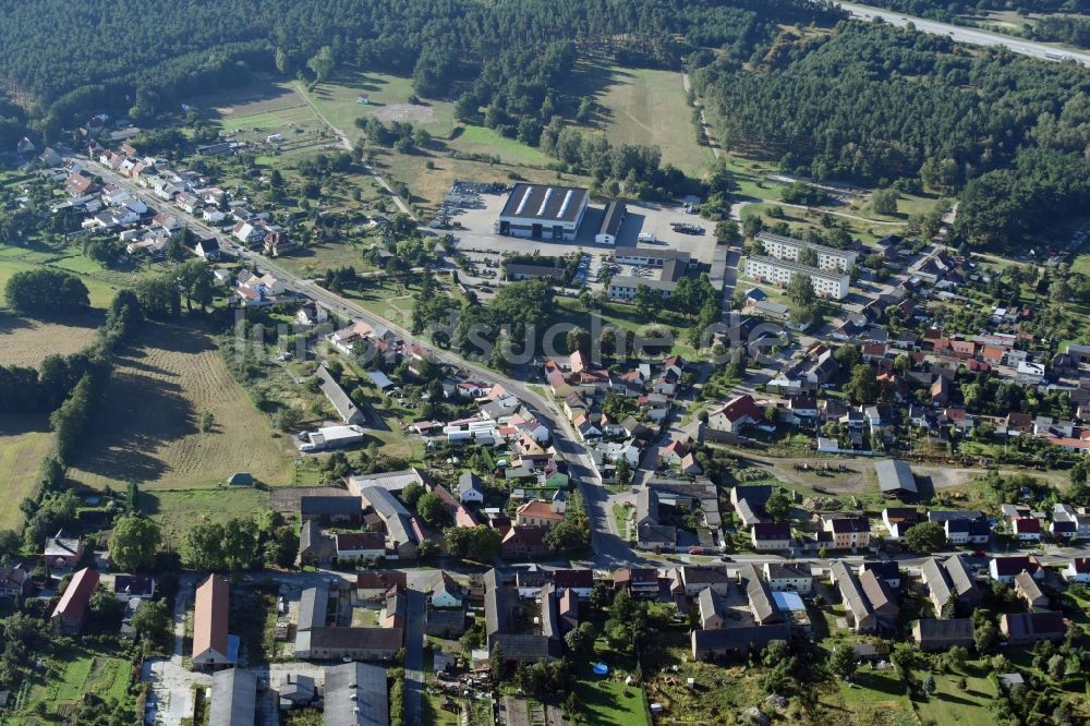 Luftbild Kloster Lehnin - Ortsansicht in Kloster Lehnin im Bundesland Brandenburg