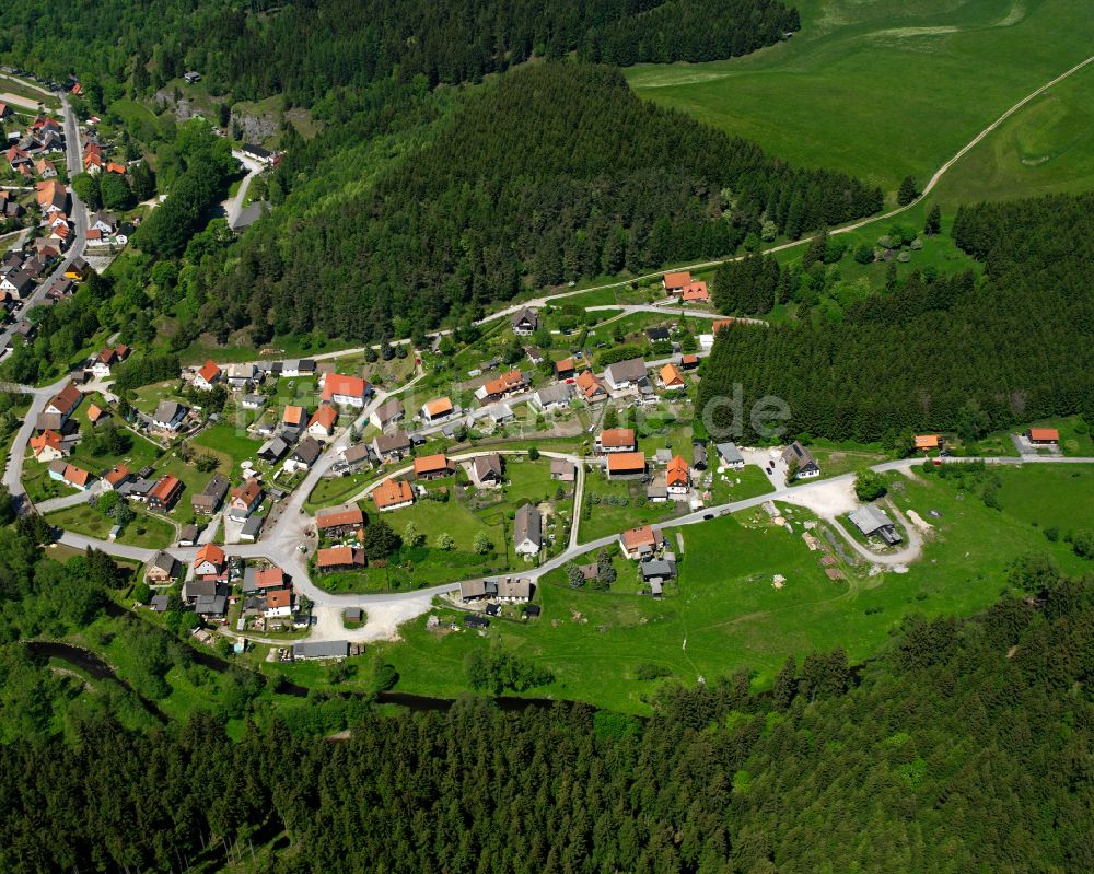 Königshütte (Harz) von oben - Ortsansicht in Königshütte (Harz) im Bundesland Sachsen-Anhalt, Deutschland