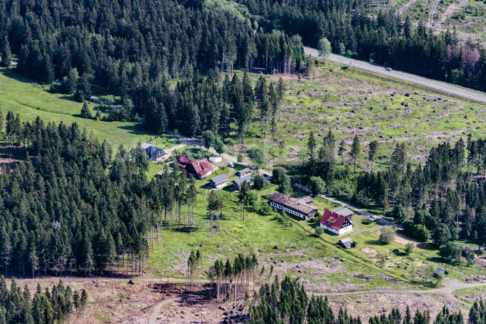 Braunlage aus der Vogelperspektive: Ortsansicht Königskrug im Bundesland Niedersachsen, Deutschland