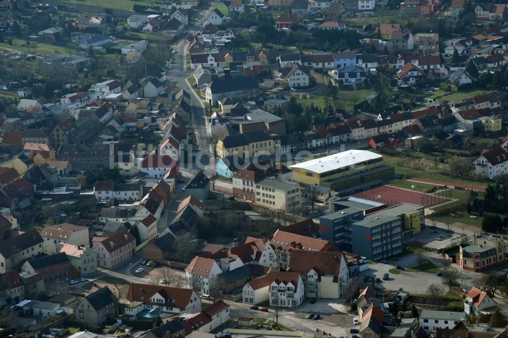 Luftbild Könnern - Ortsansicht in Könnern im Bundesland Sachsen-Anhalt