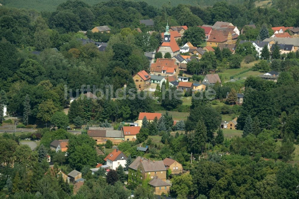 Luftbild Kostebrau - Ortsansicht von Kostebrau im Bundesland Brandenburg