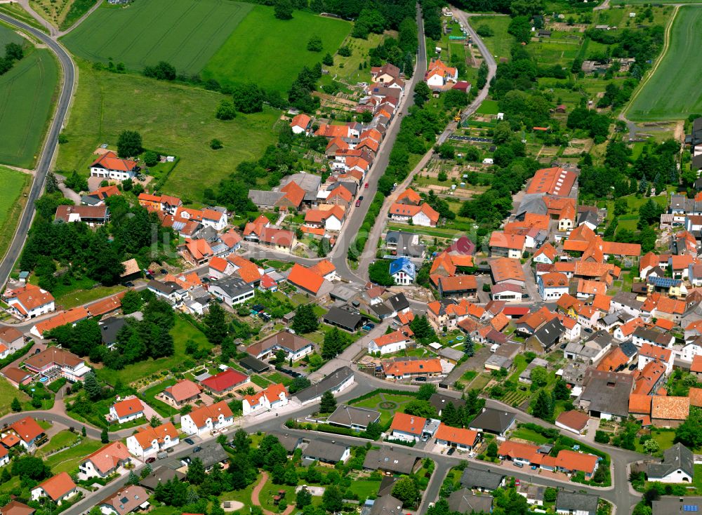 Kriegsfeld von oben - Ortsansicht in Kriegsfeld im Bundesland Rheinland-Pfalz, Deutschland