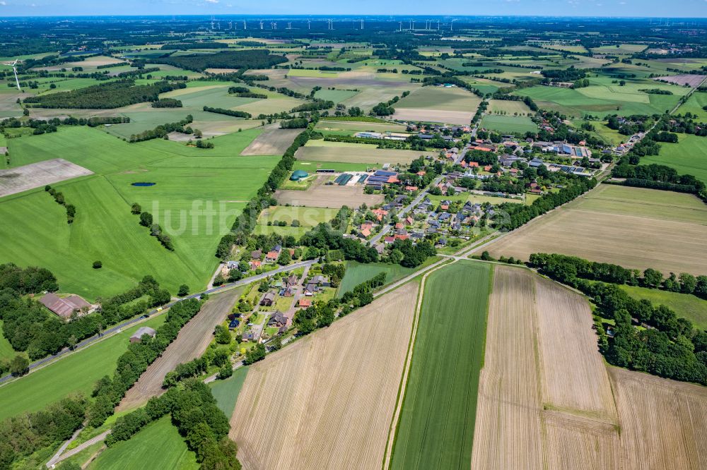 Luftbild Kutenholz - Ortsansicht in Kutenholz-Aspe im Bundesland Niedersachsen, Deutschland