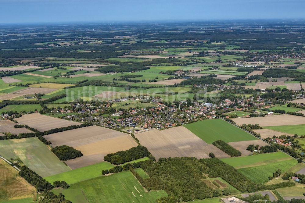 Luftbild Kutenholz - Ortsansicht in Kutenholz mit Neubaugebiet im Bundesland Niedersachsen, Deutschland