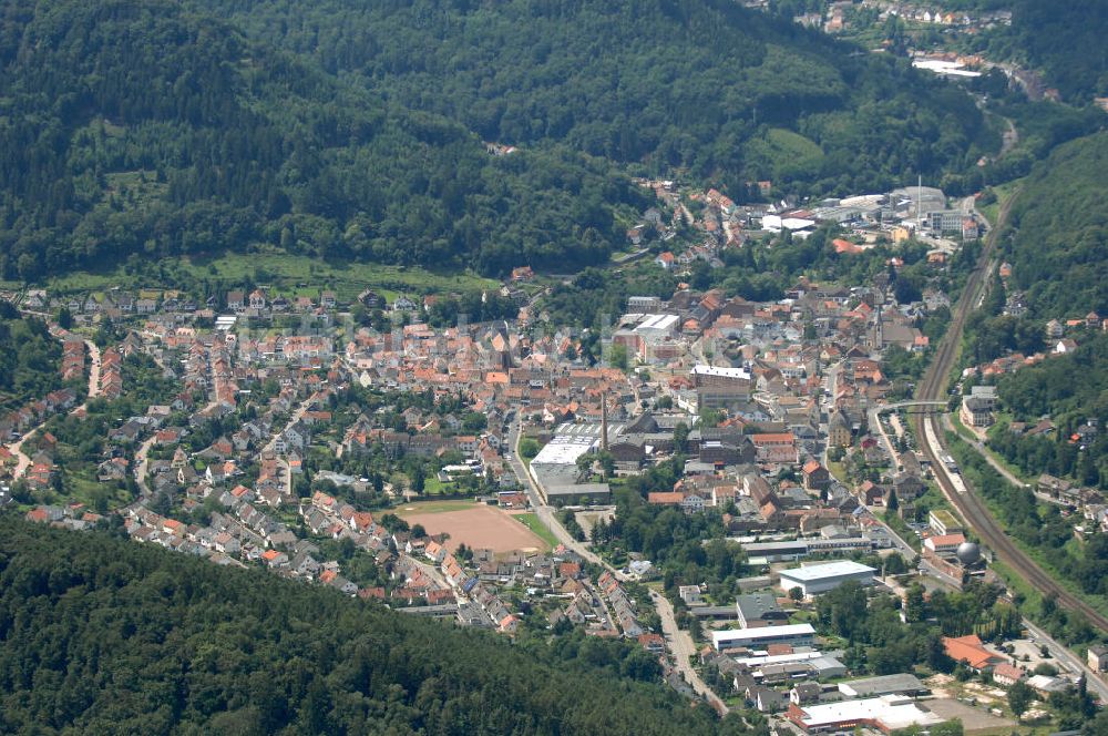 Luftbild Lambrecht - Ortsansicht von Lambrecht in Rheinland-Pfalz