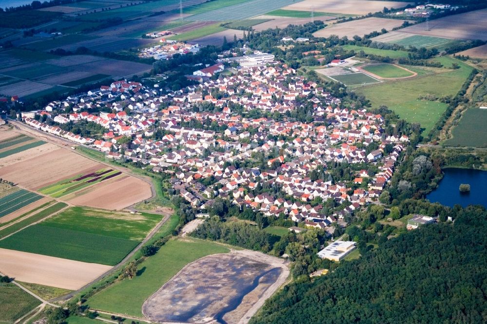 Luftbild Lambsheim - Ortsansicht in Lambsheim im Bundesland Rheinland-Pfalz