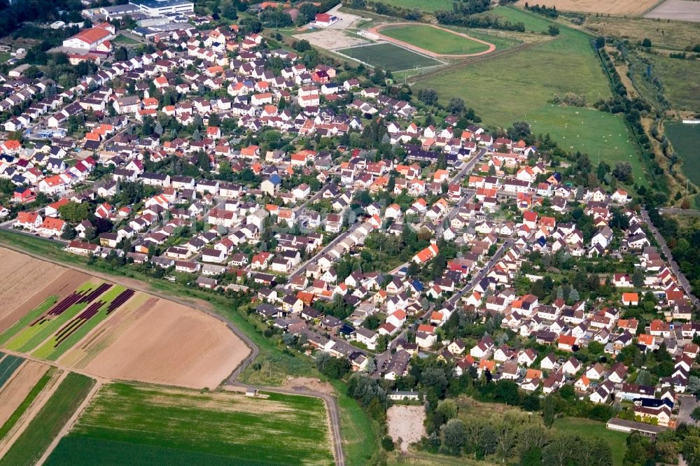 Luftaufnahme Lambsheim - Ortsansicht in Lambsheim im Bundesland Rheinland-Pfalz