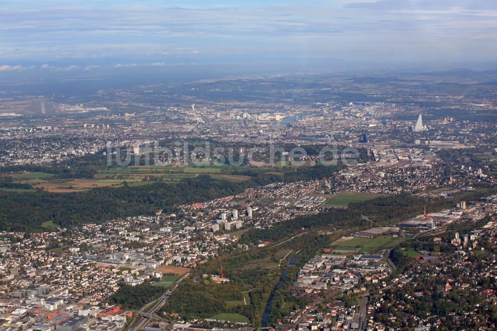 Luftbild Arlesheim - Ortsansicht und Landschaft in Arlesheim im Kanton Basel-Landschaft, Schweiz