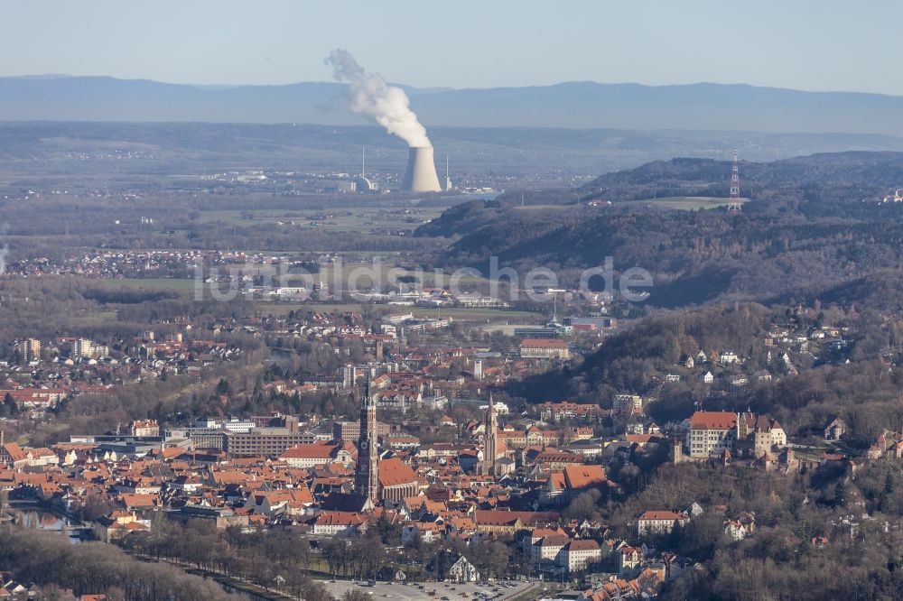 Luftbild Landshut - Ortsansicht von Landshut im Bundesland Bayern