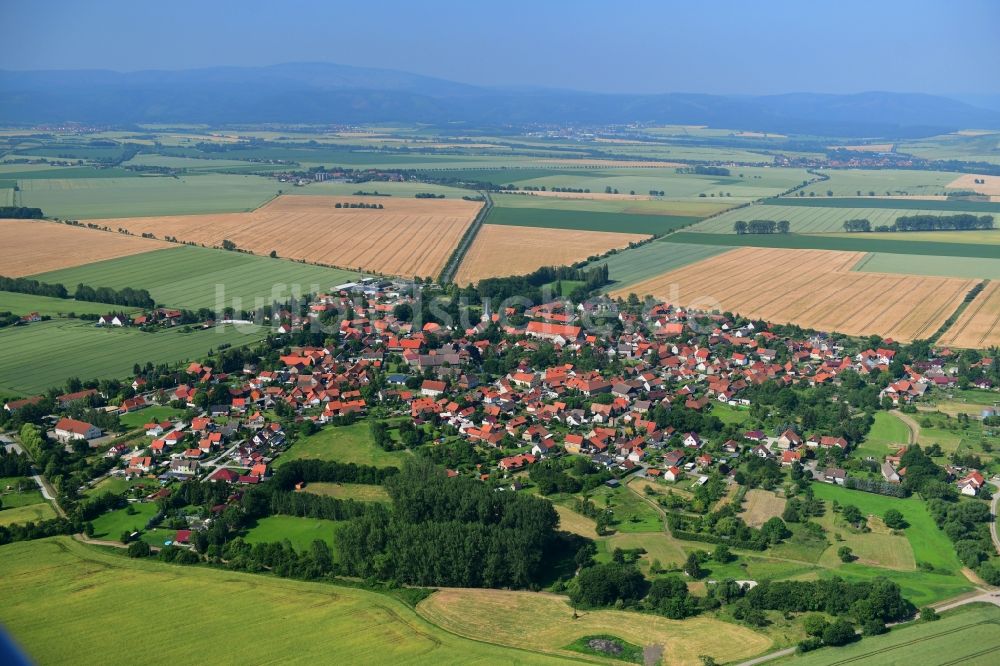 Langeln aus der Vogelperspektive: Ortsansicht in Langeln im Bundesland Sachsen-Anhalt, Deutschland