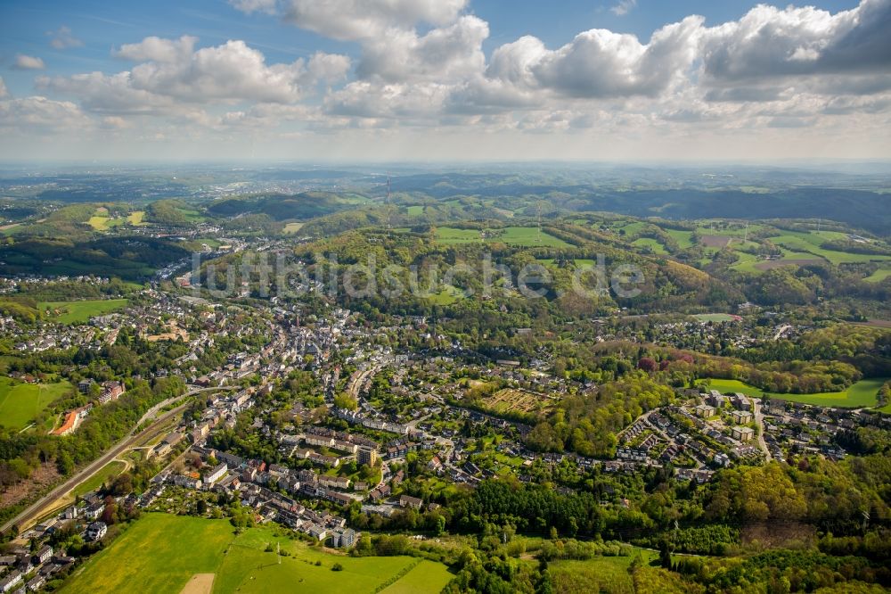 Luftaufnahme Langenberg - Ortsansicht in Langenberg im Bundesland Nordrhein-Westfalen, Deutschland