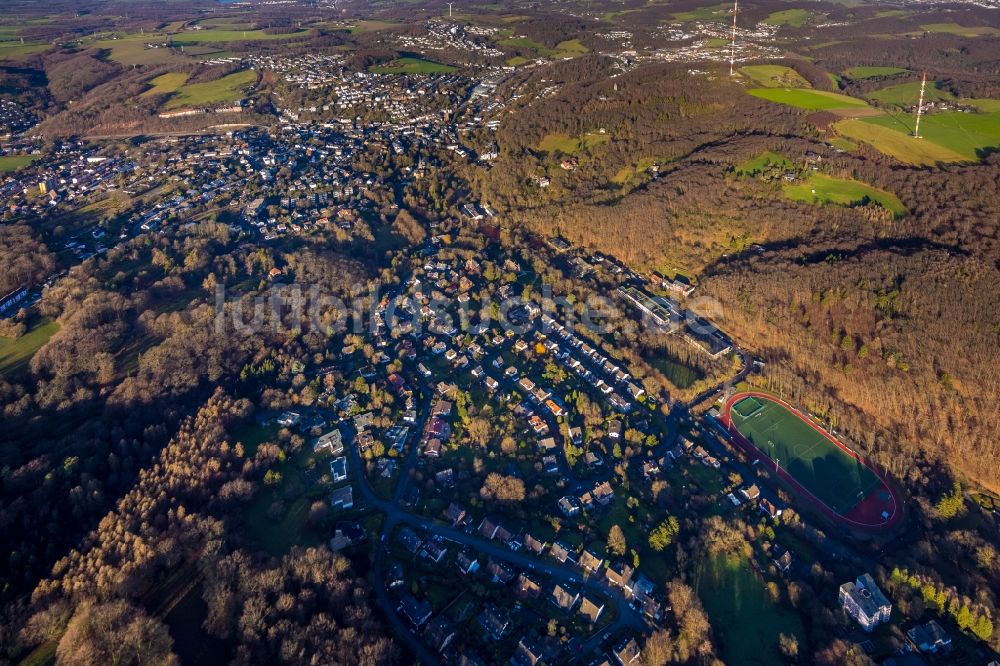 Langenberg aus der Vogelperspektive: Ortsansicht in Langenberg im Bundesland Nordrhein-Westfalen, Deutschland