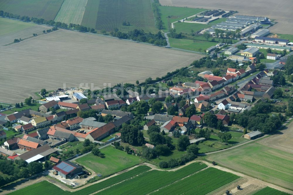 Luftaufnahme Langenlipsdorf - Ortsansicht von Langenlipsdorf im Bundesland Brandenburg