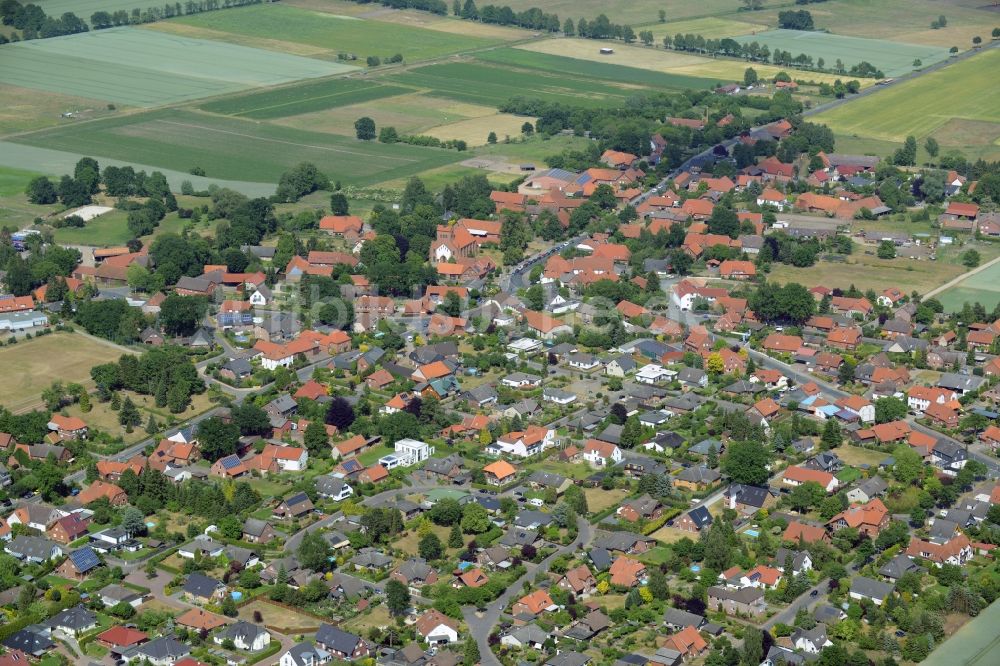 Leiferde von oben - Ortsansicht in Leiferde im Bundesland Niedersachsen