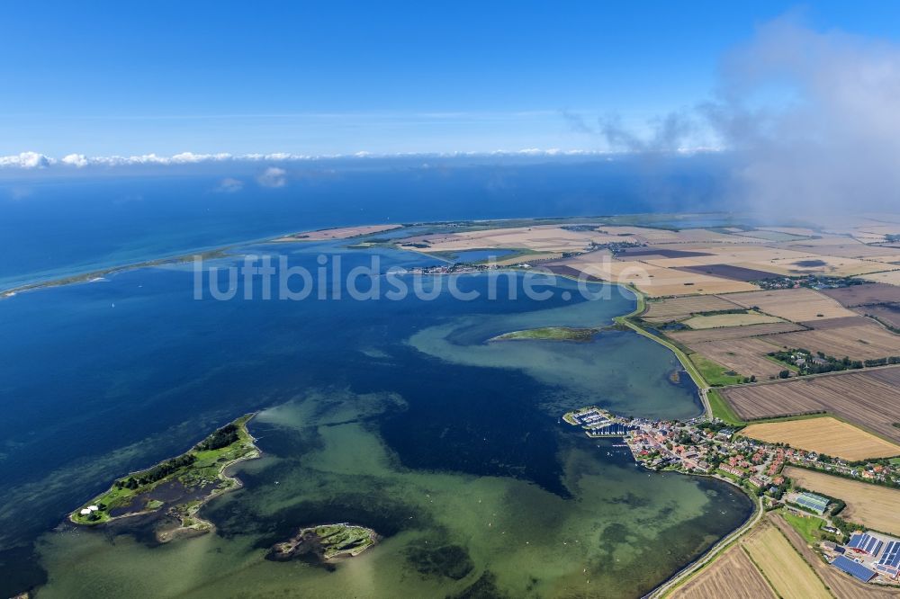 Luftbild Fehmarn - Ortsansicht vom Lemkenhafen in Fehmarn im Bundesland Schleswig-Holstein