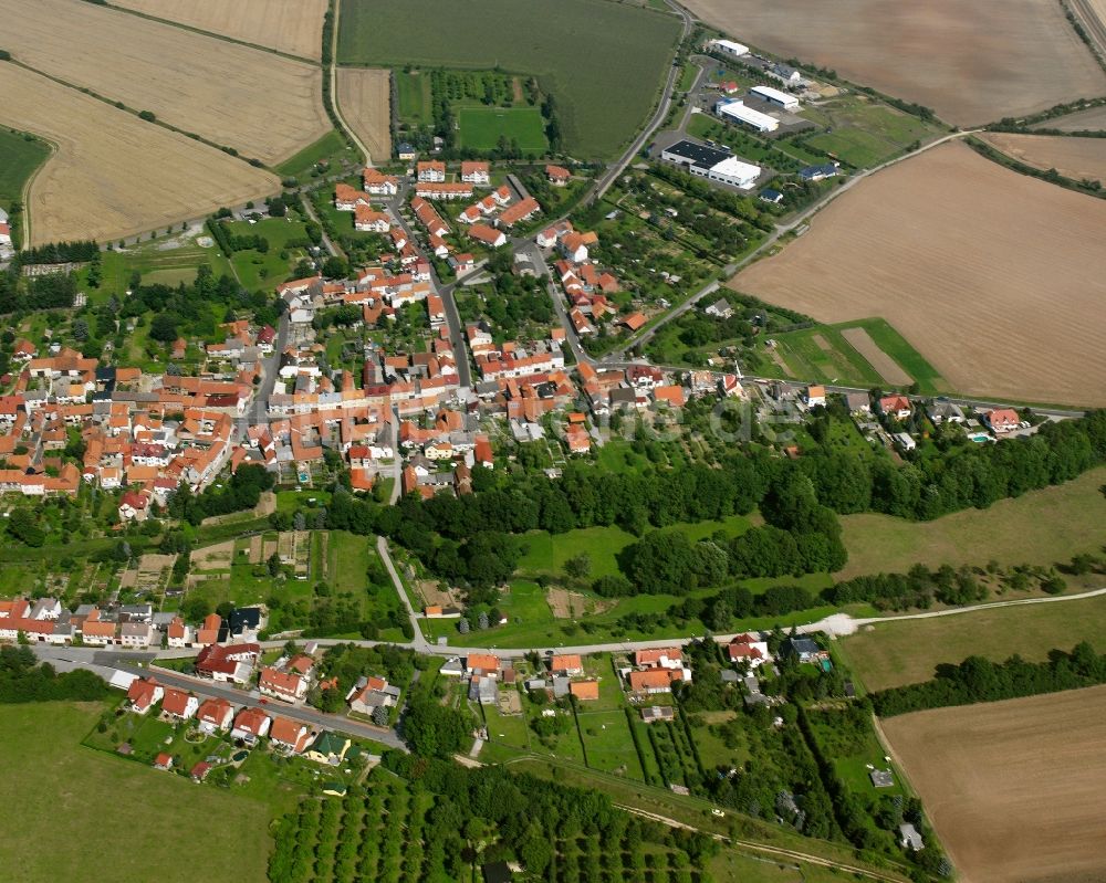 Lengefeld aus der Vogelperspektive: Ortsansicht in Lengefeld im Bundesland Thüringen, Deutschland