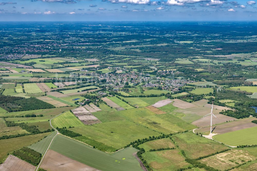 Lentföhrden aus der Vogelperspektive: Ortsansicht in Lentföhrden im Bundesland Schleswig-Holstein, Deutschland