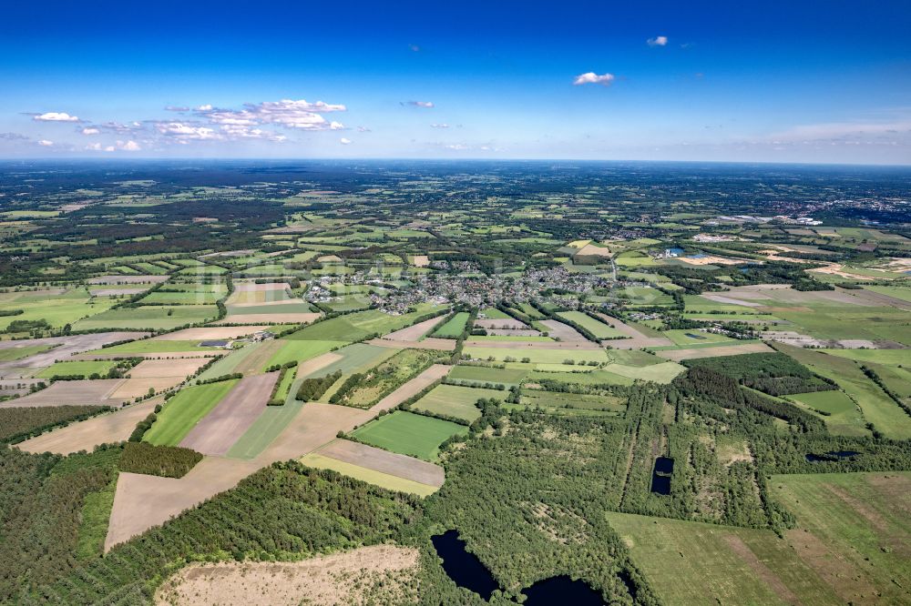 Lentföhrden von oben - Ortsansicht in Lentföhrden im Bundesland Schleswig-Holstein, Deutschland