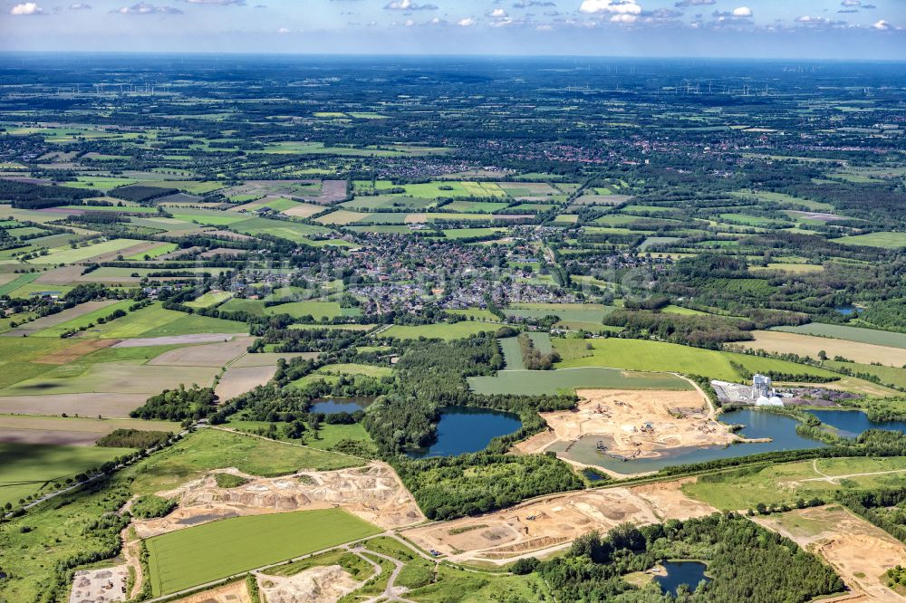 Luftaufnahme Lentföhrden - Ortsansicht in Lentföhrden im Bundesland Schleswig-Holstein, Deutschland