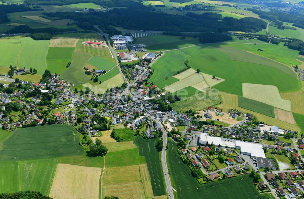 Luftaufnahme Leupoldsgrün - Ortsansicht in Leupoldsgrün im Bundesland Bayern, Deutschland