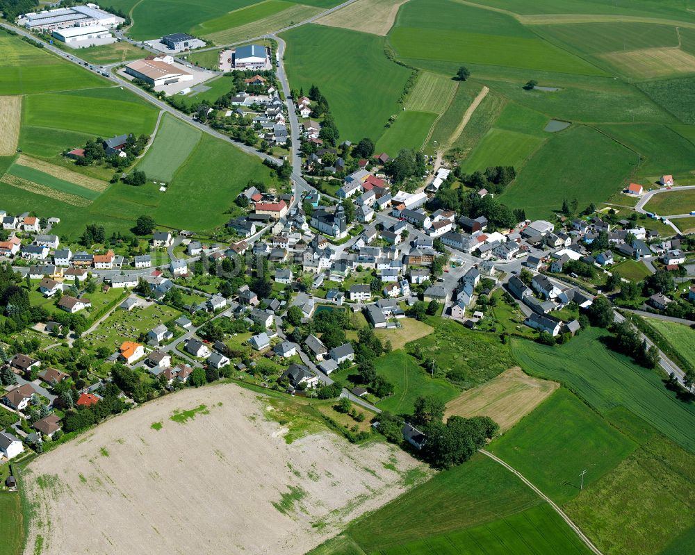 Leupoldsgrün aus der Vogelperspektive: Ortsansicht in Leupoldsgrün im Bundesland Bayern, Deutschland