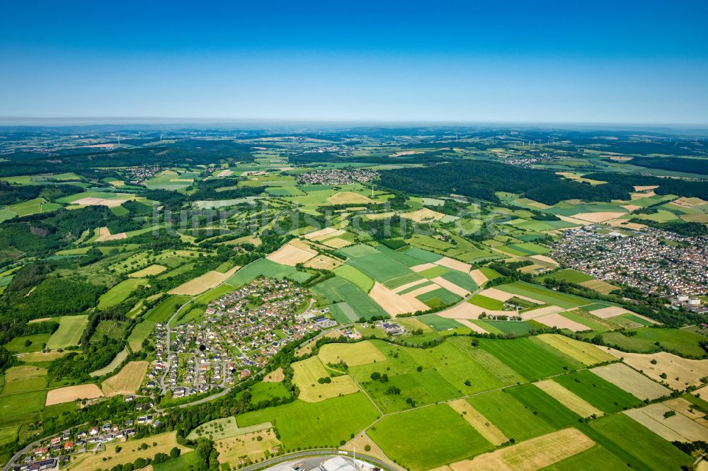 Lügde aus der Vogelperspektive: Ortsansicht in Lügde im Bundesland Nordrhein-Westfalen, Deutschland