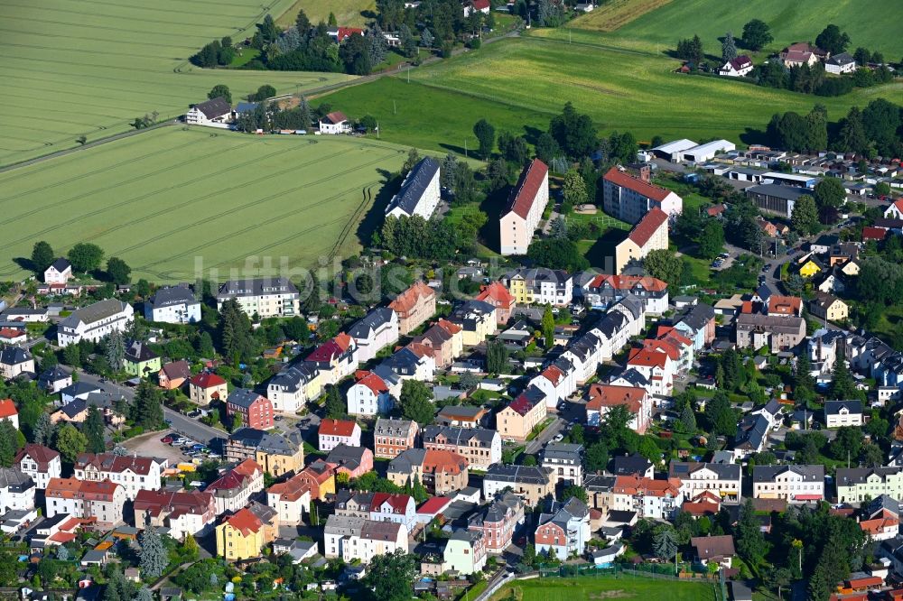 Luftaufnahme Lichtentanne - Ortsansicht in Lichtentanne im Bundesland Sachsen, Deutschland