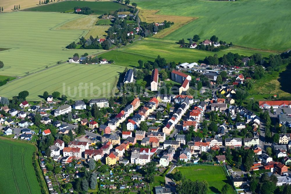 Lichtentanne von oben - Ortsansicht in Lichtentanne im Bundesland Sachsen, Deutschland