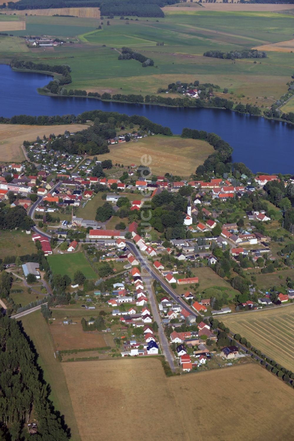 Liebenwalde von oben - Ortsansicht in Liebenwalde im Bundesland Brandenburg