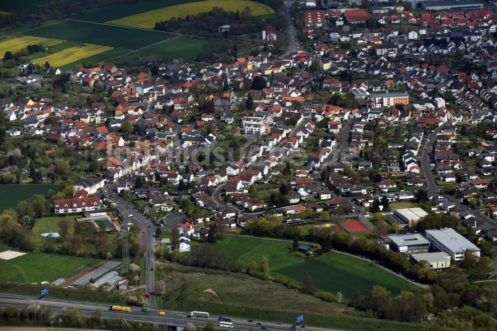 Luftaufnahme Linden - Ortsansicht in Linden im Bundesland Hessen