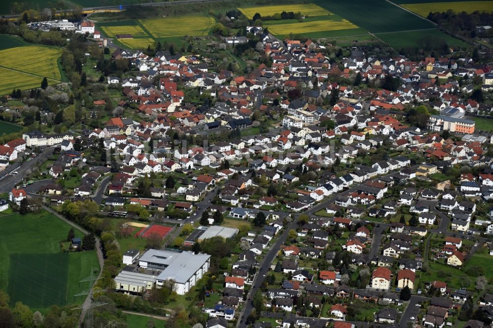 Linden aus der Vogelperspektive: Ortsansicht in Linden im Bundesland Hessen