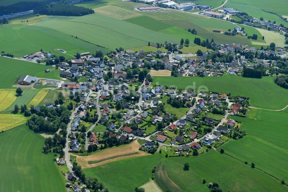 Luftaufnahme Lipperts - Ortsansicht in Lipperts im Bundesland Bayern, Deutschland