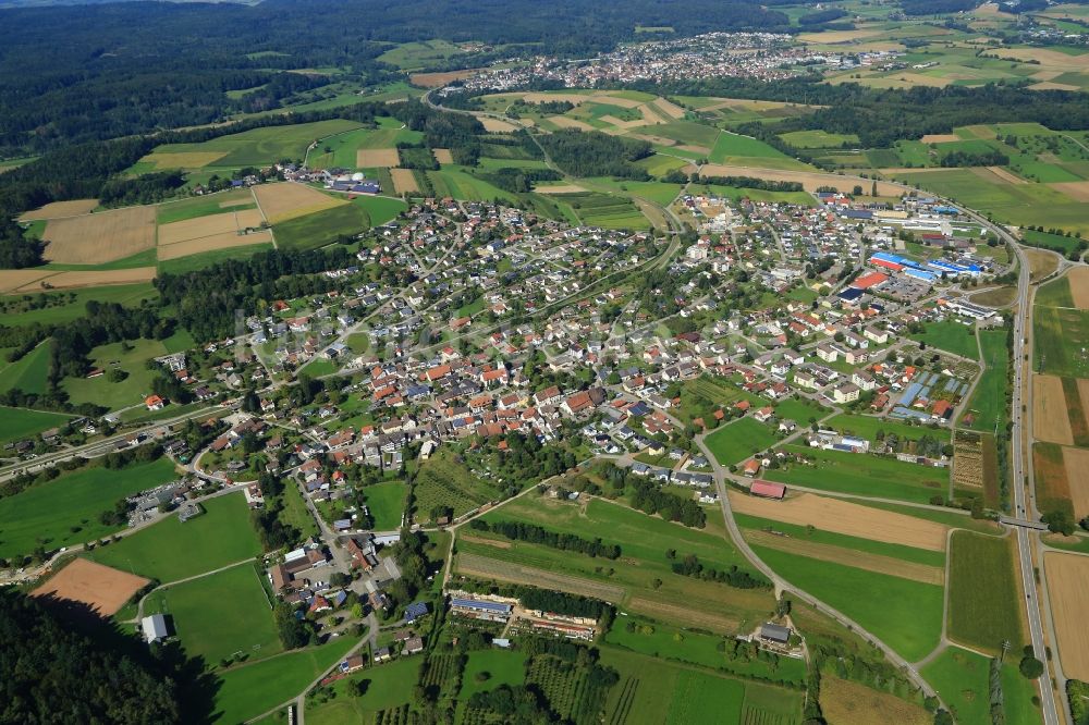 Luftbild Lottstetten - Ortsansicht in Lottstetten im Bundesland Baden-Württemberg, Deutschland