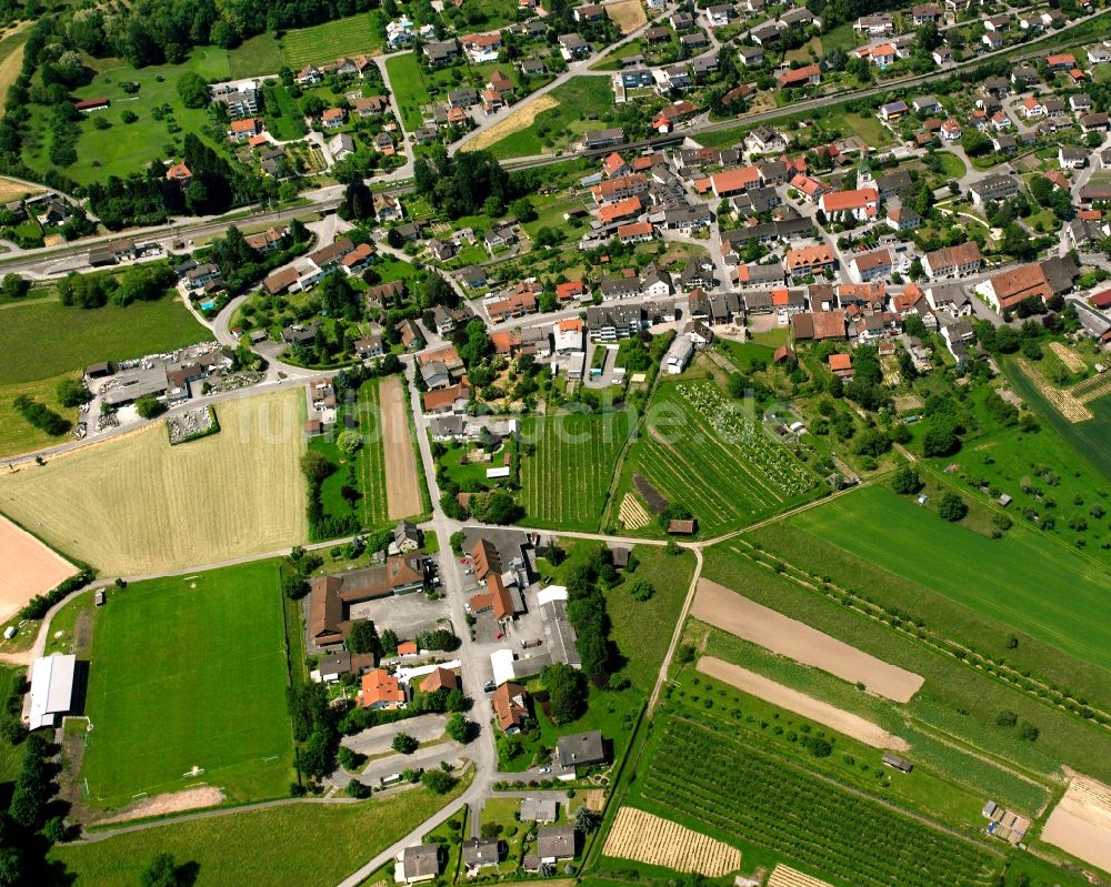 Luftbild Lottstetten - Ortsansicht in Lottstetten im Bundesland Baden-Württemberg, Deutschland