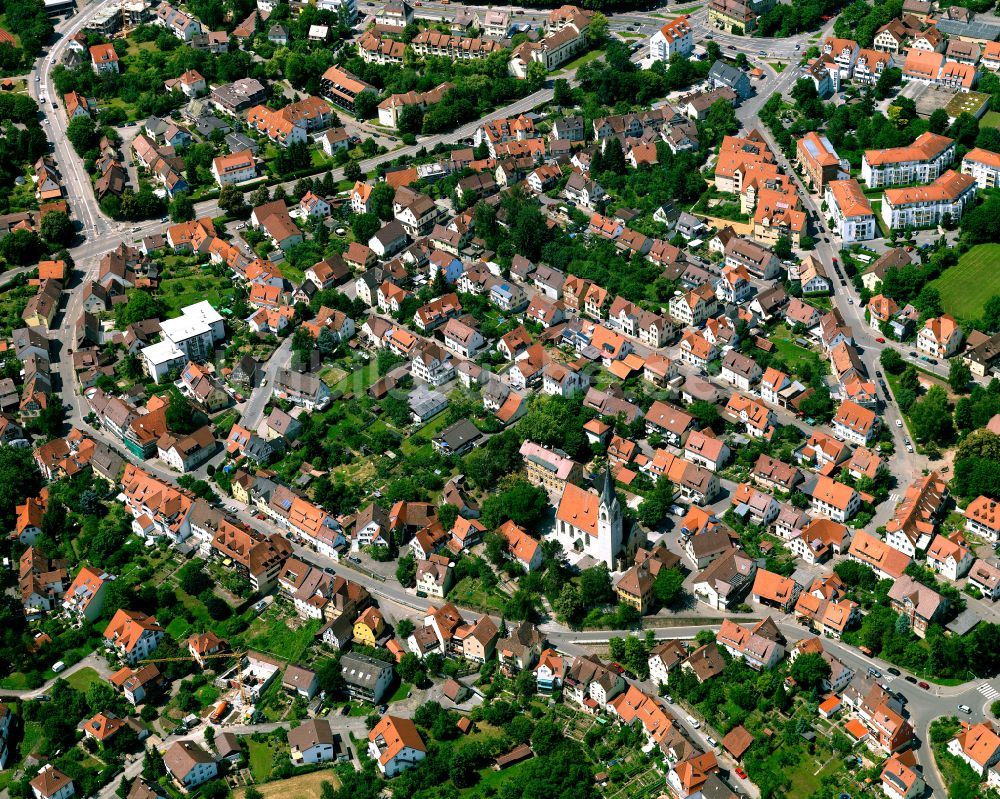 Luftaufnahme Lustnau - Ortsansicht in Lustnau im Bundesland Baden-Württemberg, Deutschland