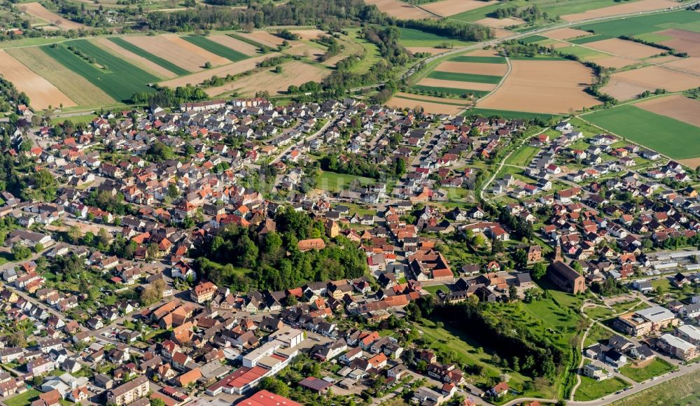 Luftbild Mahlberg - Ortsansicht in Mahlberg im Bundesland Baden-Württemberg