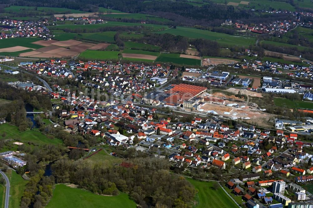 Mainleus aus der Vogelperspektive: Ortsansicht in Mainleus im Bundesland Bayern, Deutschland