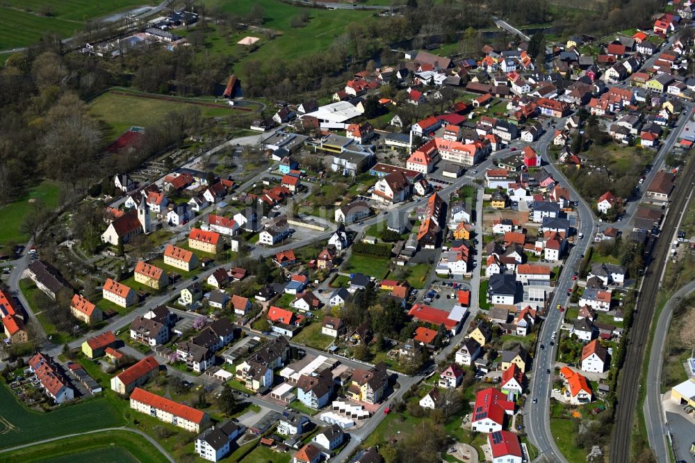 Luftaufnahme Mainleus - Ortsansicht in Mainleus im Bundesland Bayern, Deutschland