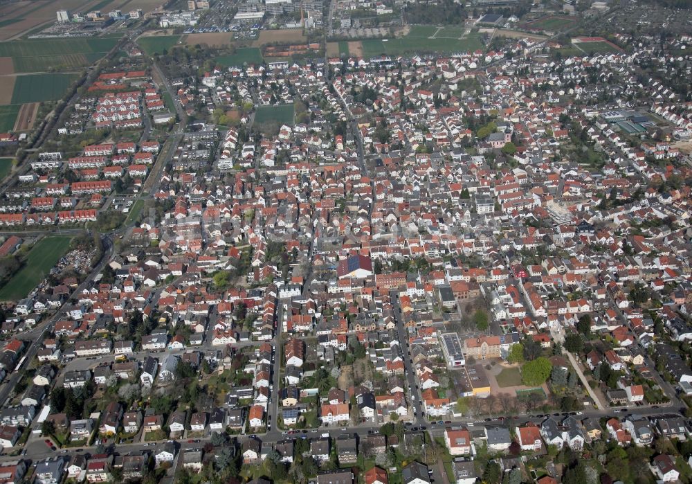 Luftbild Mainz Bretzenheim - Ortsansicht von Mainz Bretzenheim im Bundesland Rheinland-Pfalz