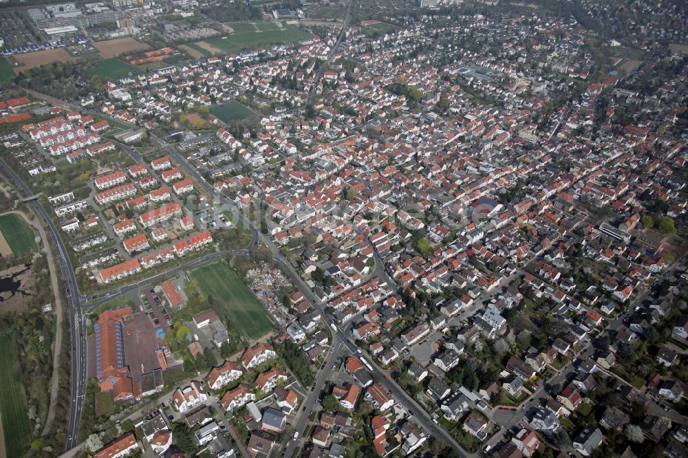 Mainz Bretzenheim von oben - Ortsansicht von Mainz Bretzenheim im Bundesland Rheinland-Pfalz