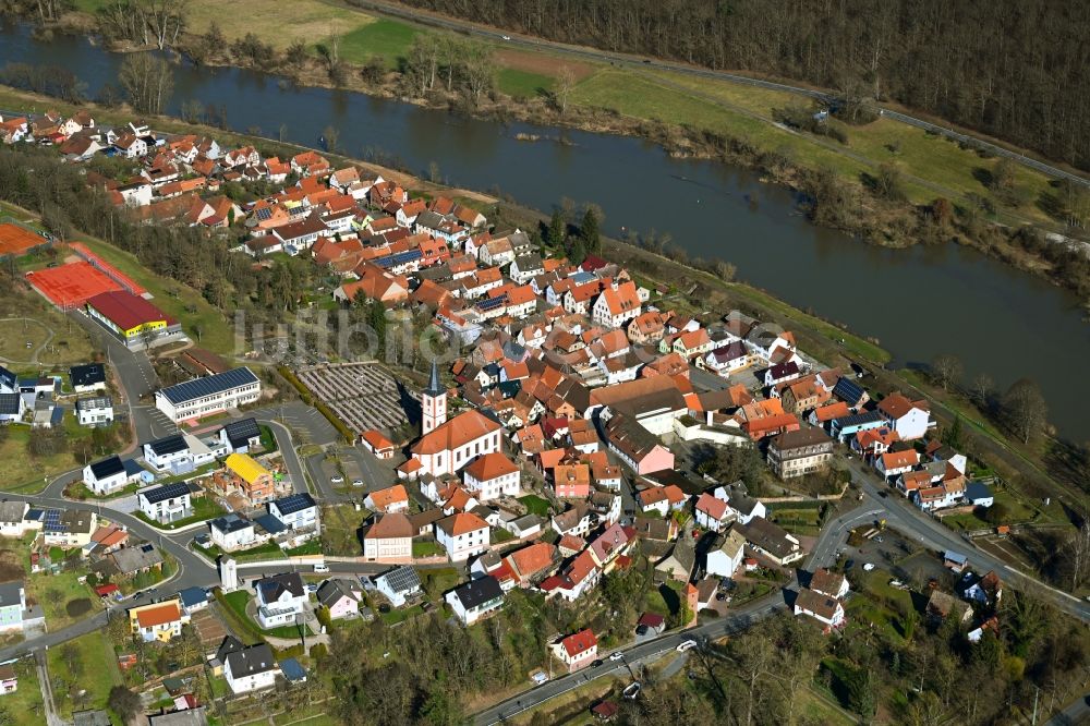 Luftbild Marienbrunn - Ortsansicht in Marienbrunn im Bundesland Bayern, Deutschland