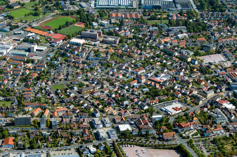 Luftbild Marktheidenfeld - Ortsansicht in Marktheidenfeld im Bundesland Bayern, Deutschland