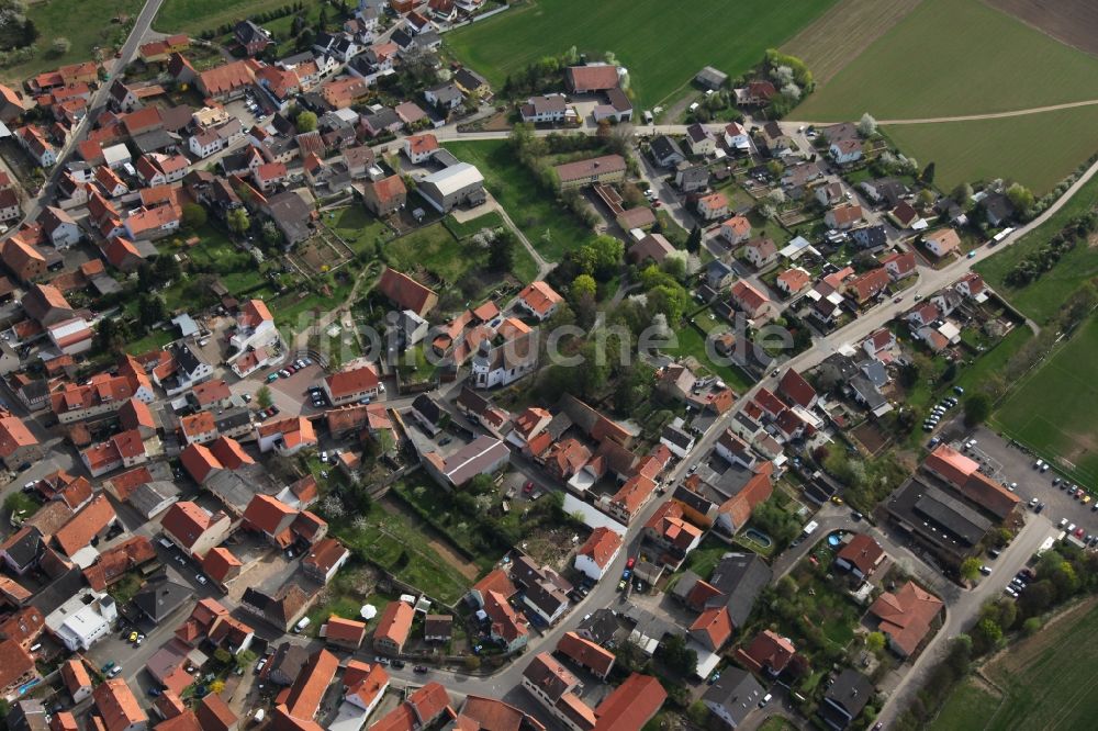 Luftaufnahme Mauchenheim - Ortsansicht von Mauchenheim im Bundesland Rheinland-Pfalz