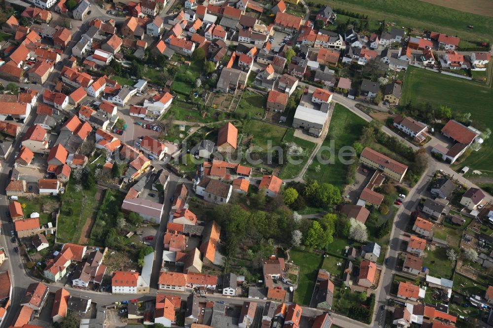 Luftaufnahme Mauchenheim - Ortsansicht von Mauchenheim im Bundesland Rheinland-Pfalz