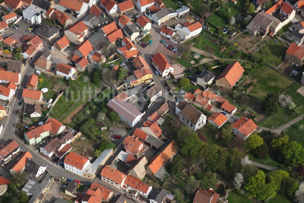 Mauchenheim aus der Vogelperspektive: Ortsansicht von Mauchenheim im Bundesland Rheinland-Pfalz